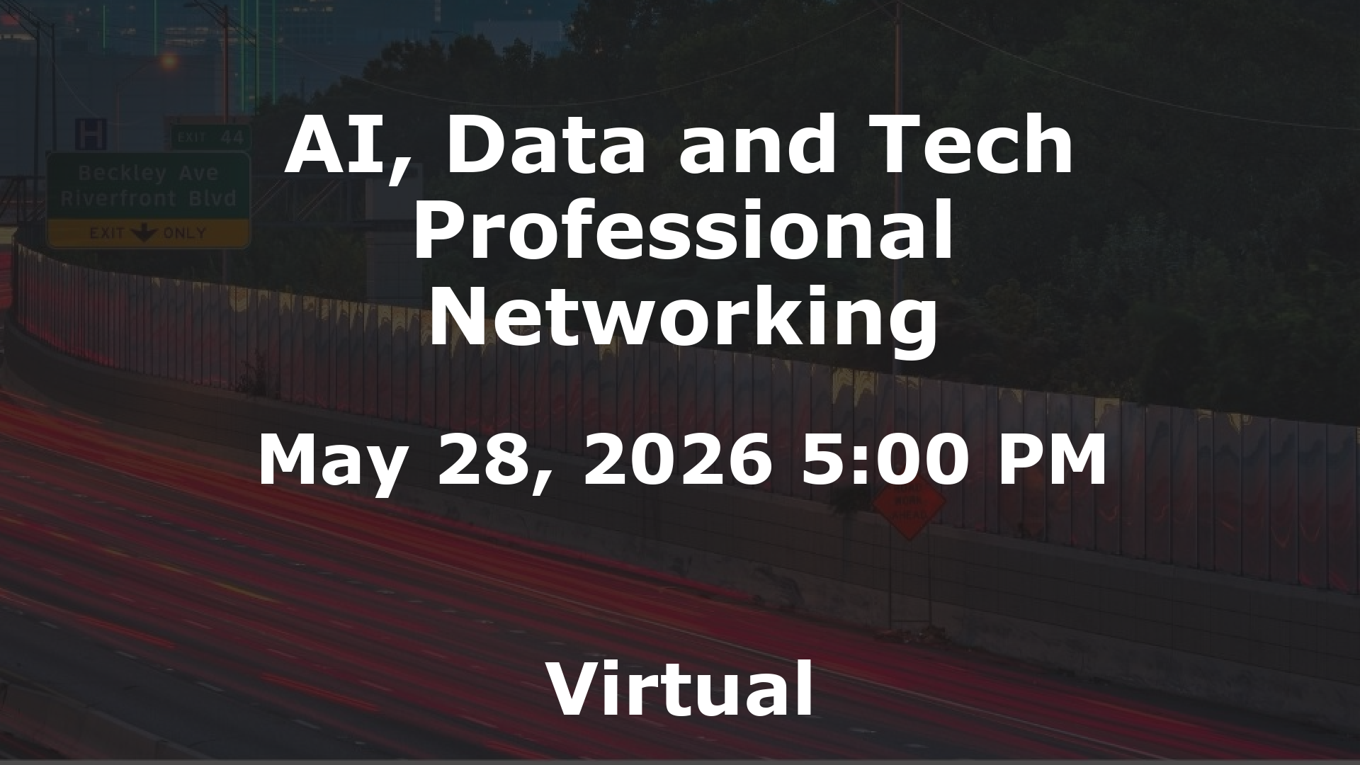 AI, Data and Tech Professional Networking event image